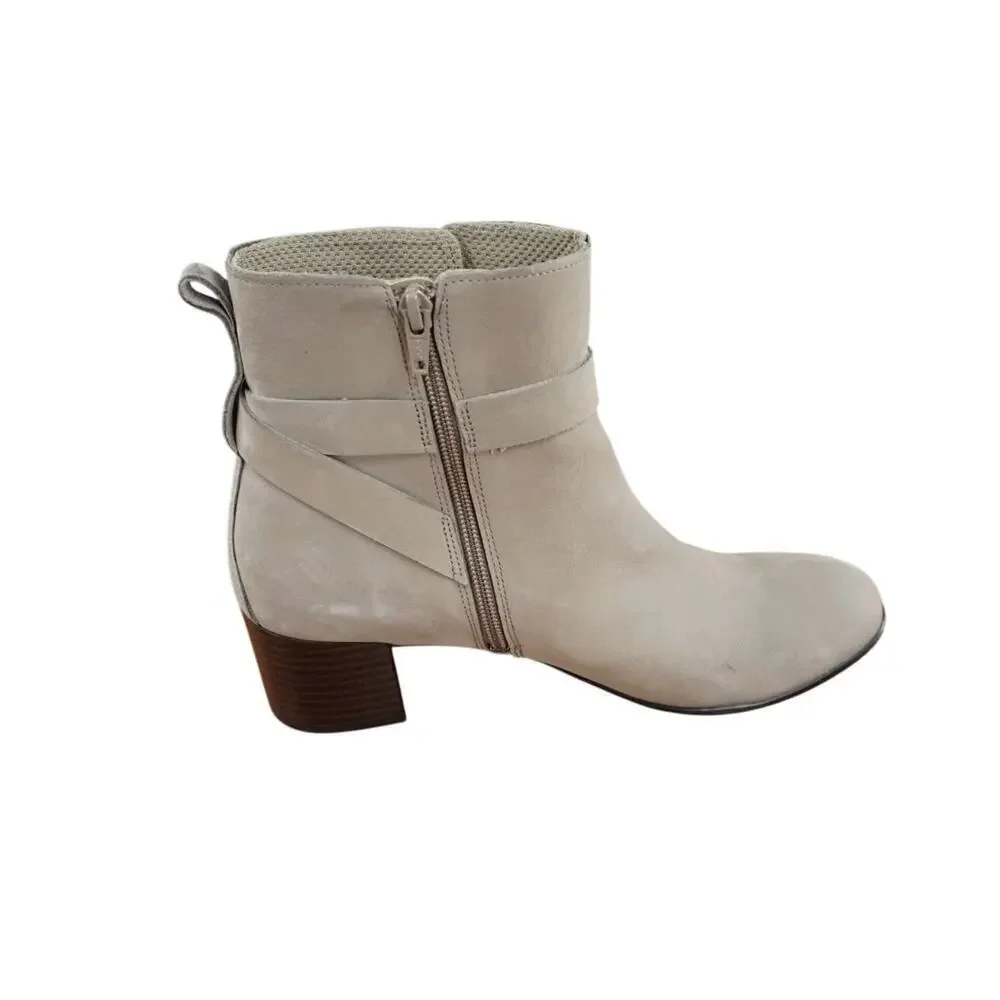 ECCO DRESS CLASSIC 35MM BUCKLE, TAUPE NUBUCK, 5-5.5 US/ 36 EU